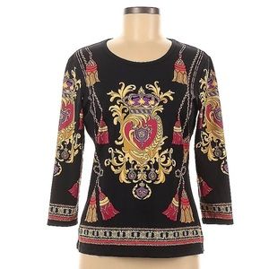 J. McLaughlin black top size M